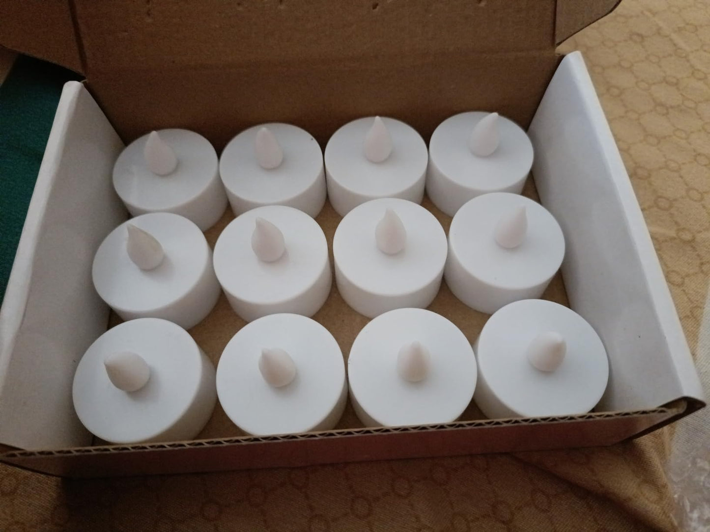 12 Pcs LED Tea Light Candles Decorative Candles for Diwali ๐ช for Home