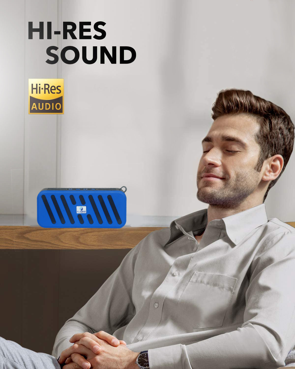 Flamino Soundpot 20W Wireless Bluetooth Portable Speaker Blue