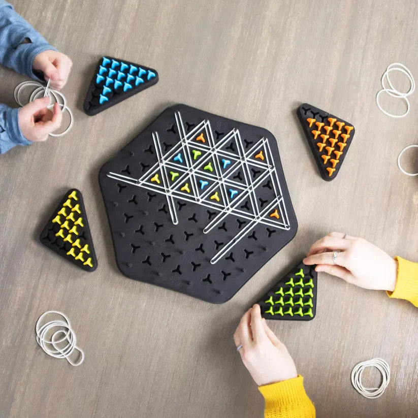 Flamino Triangle Shape Rubber Game!!