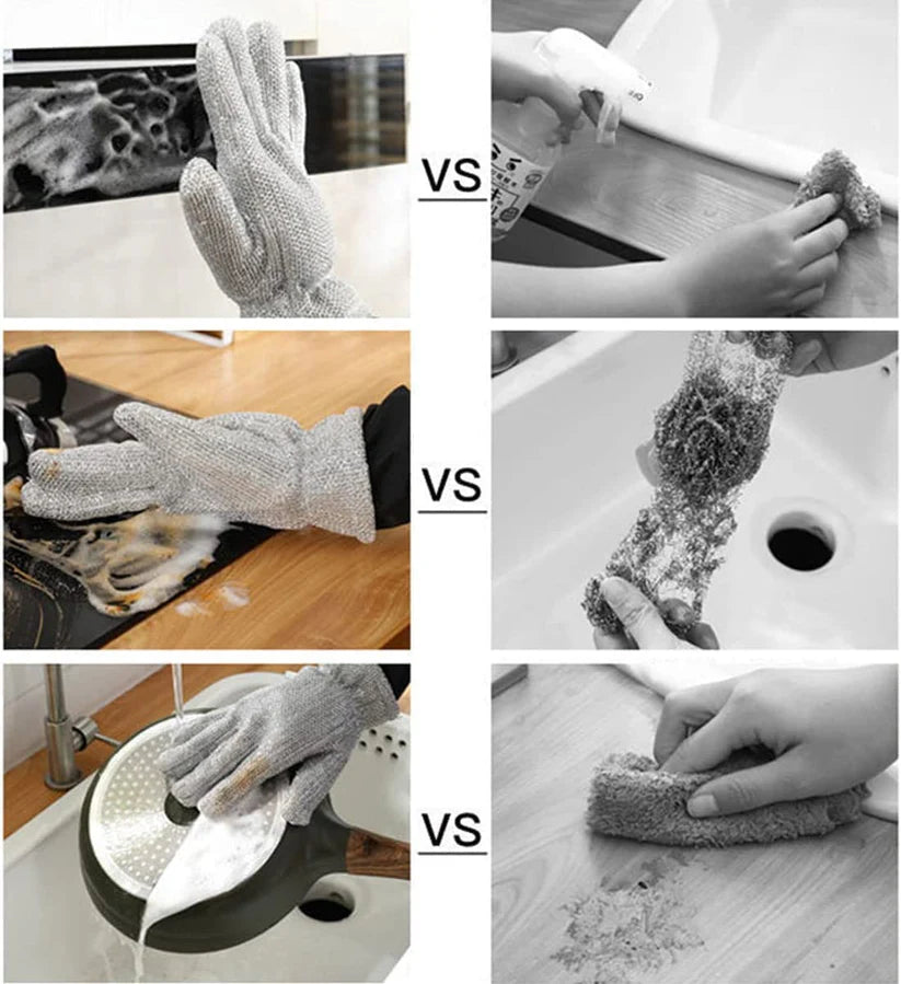 Dish Washing Wire Gloves (Pack of 2)