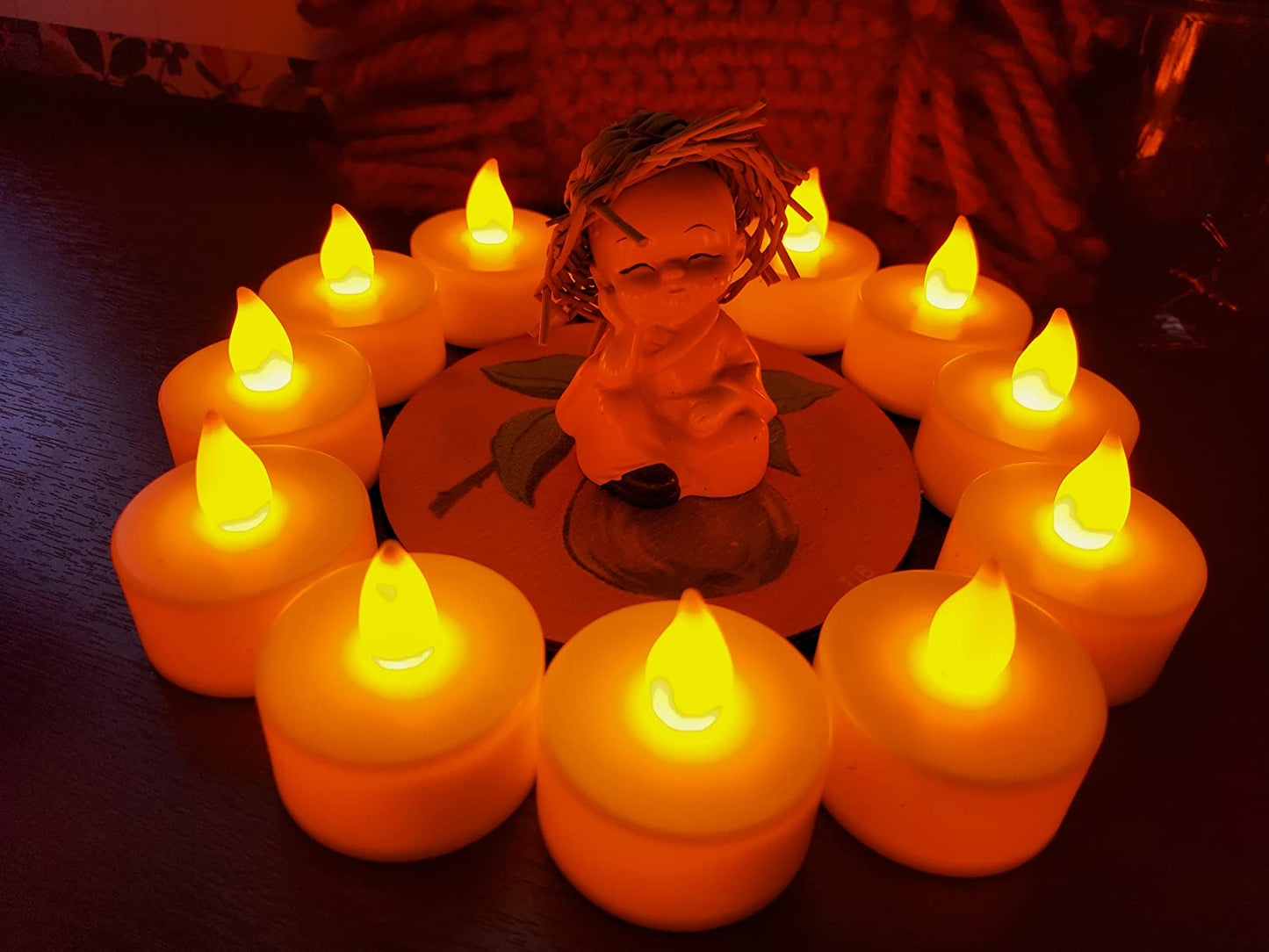 12 Pcs LED Tea Light Candles Decorative Candles for Diwali 🪔 for Home