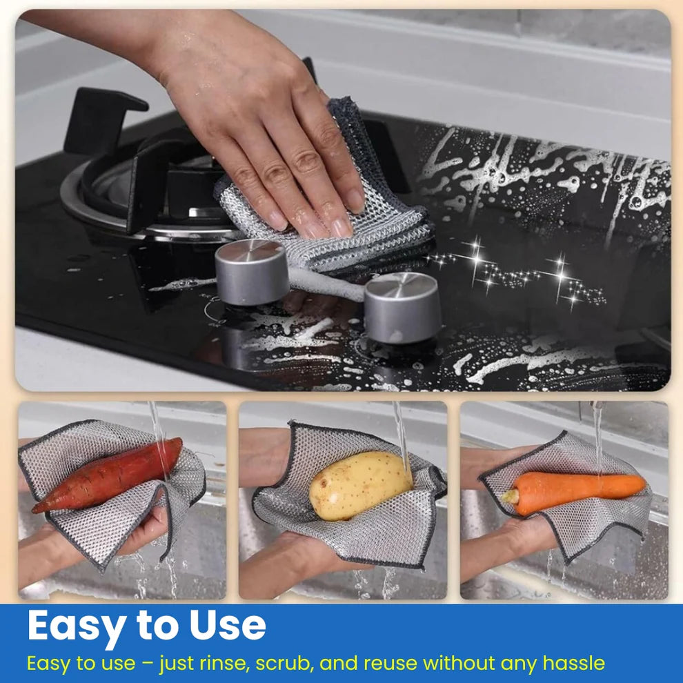 Multifunctional Non-scratch Wire Dishcloth (Pack of 20)