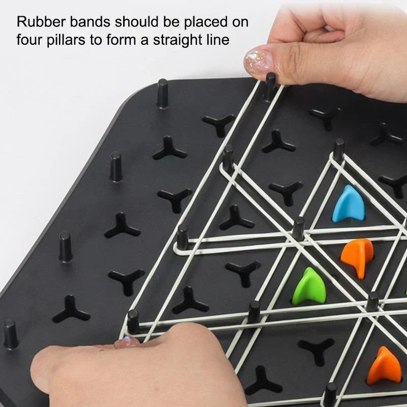 Flamino Triangle Shape Rubber Game!!