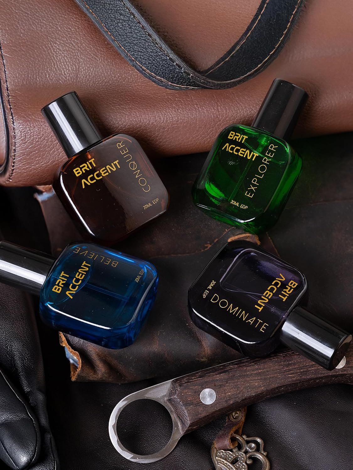 Brit Accent Luxury Gift Set for Men (20ml   x   4)