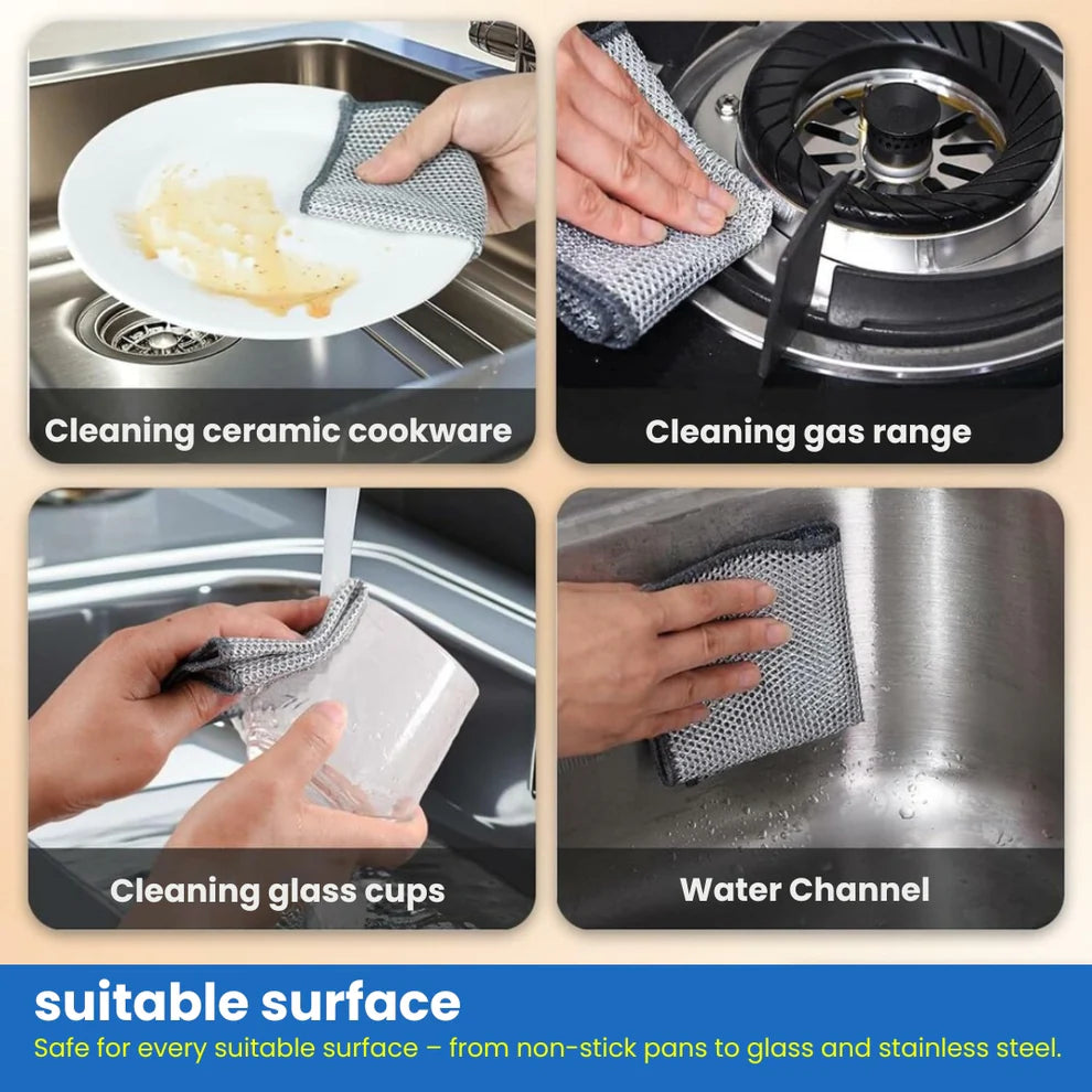 Multifunctional Non-scratch Wire Dishcloth (Pack of 20)