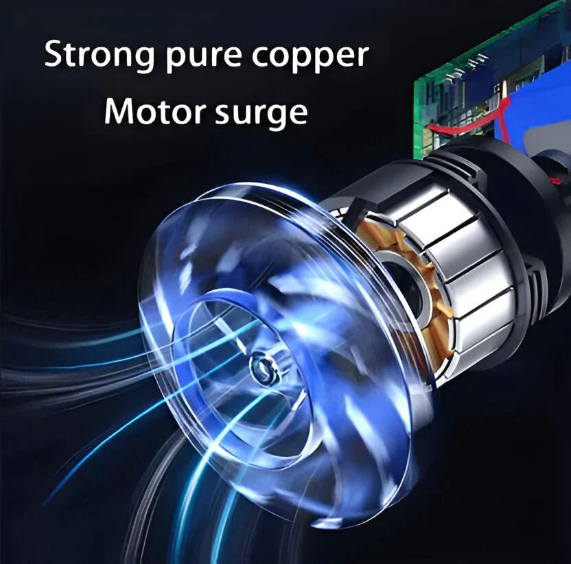 2 in 1 Flamino Wireless Powerful Vacuum Cleaner for Home & Car