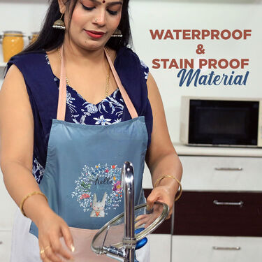 Waterproof + Oil-Proof 🌊 Apron | Side Hand Wipe 🤲