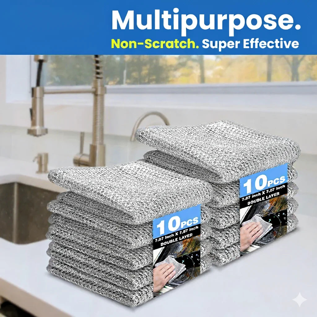Multifunctional Non-scratch Wire Dishcloth (Pack of 20)