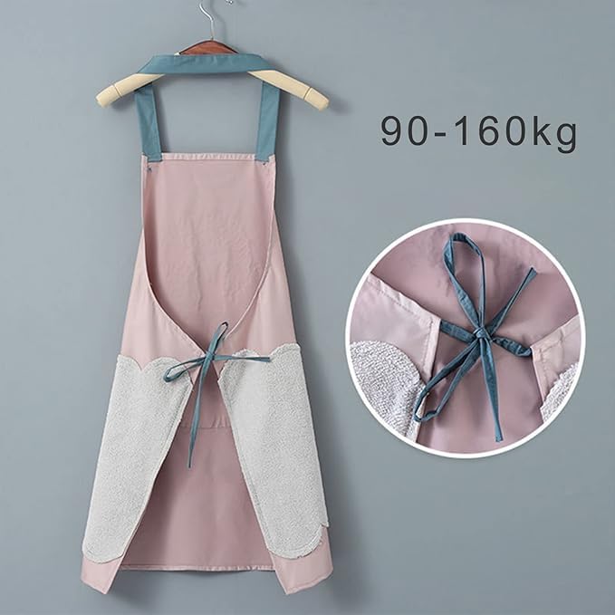 Waterproof + Oil-Proof 🌊 Apron | Side Hand Wipe 🤲