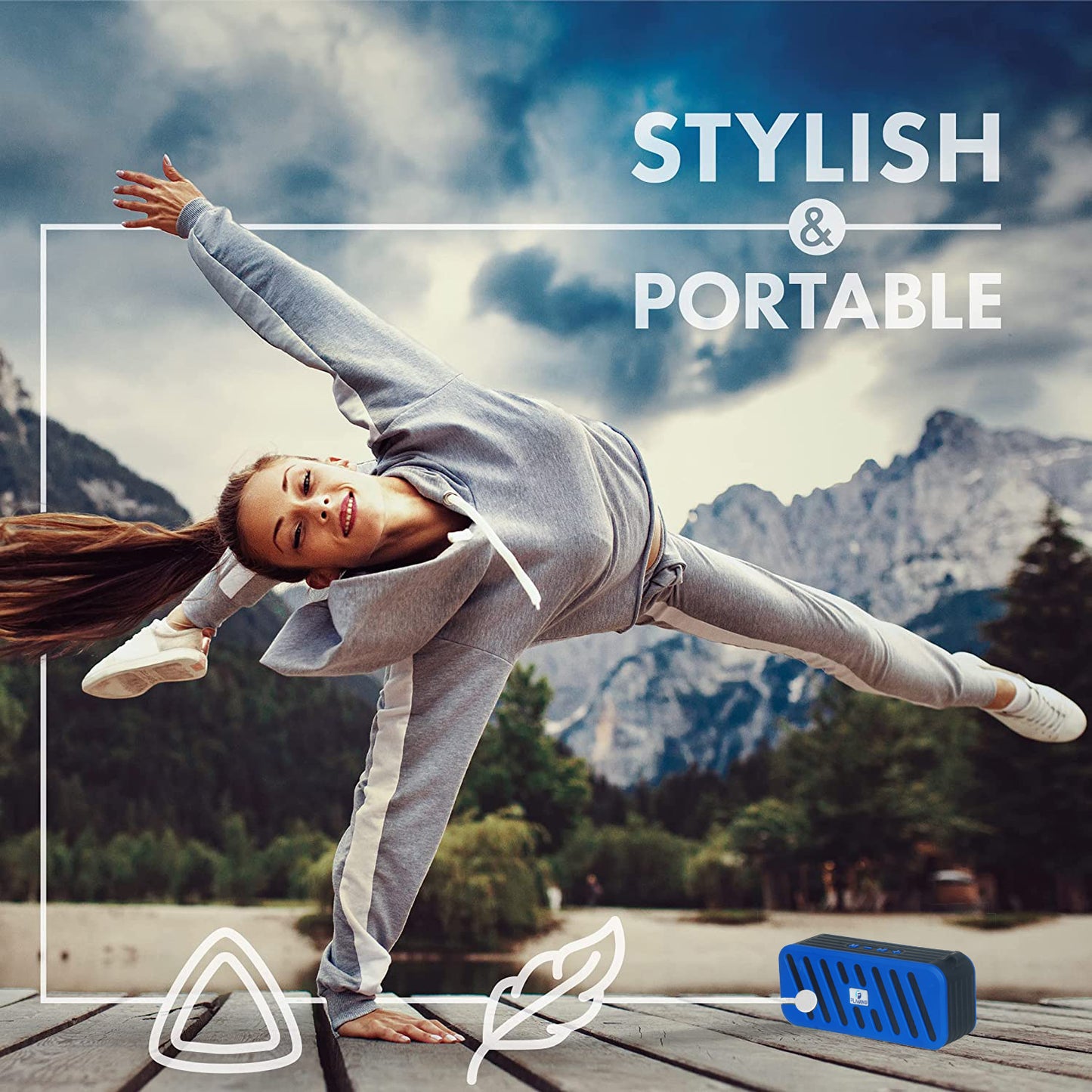 Flamino Soundpot 20W Wireless Bluetooth Portable Speaker Blue