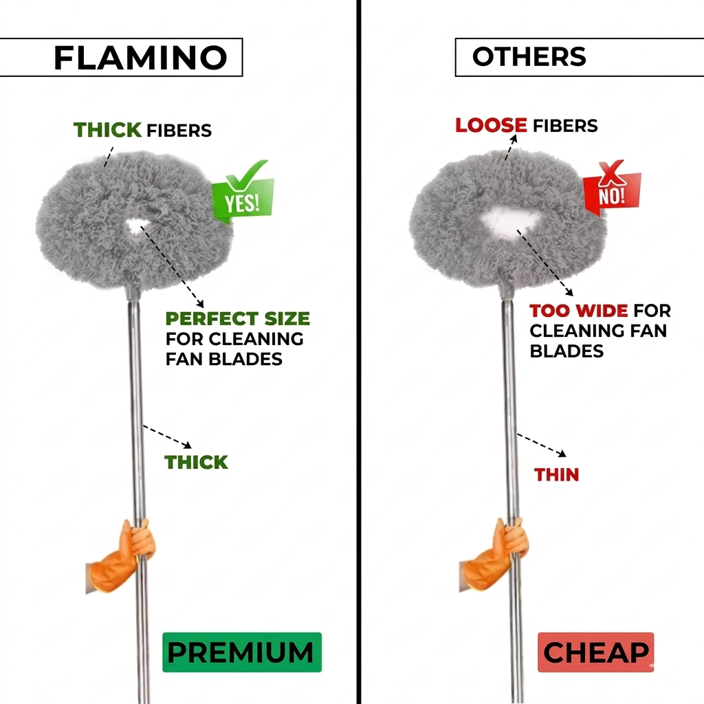 Multi-Purpose Extendable Ceiling Fan Duster